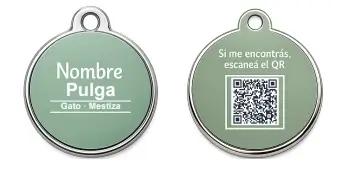 Collar de identificación para mascotas, con QR de emergencia